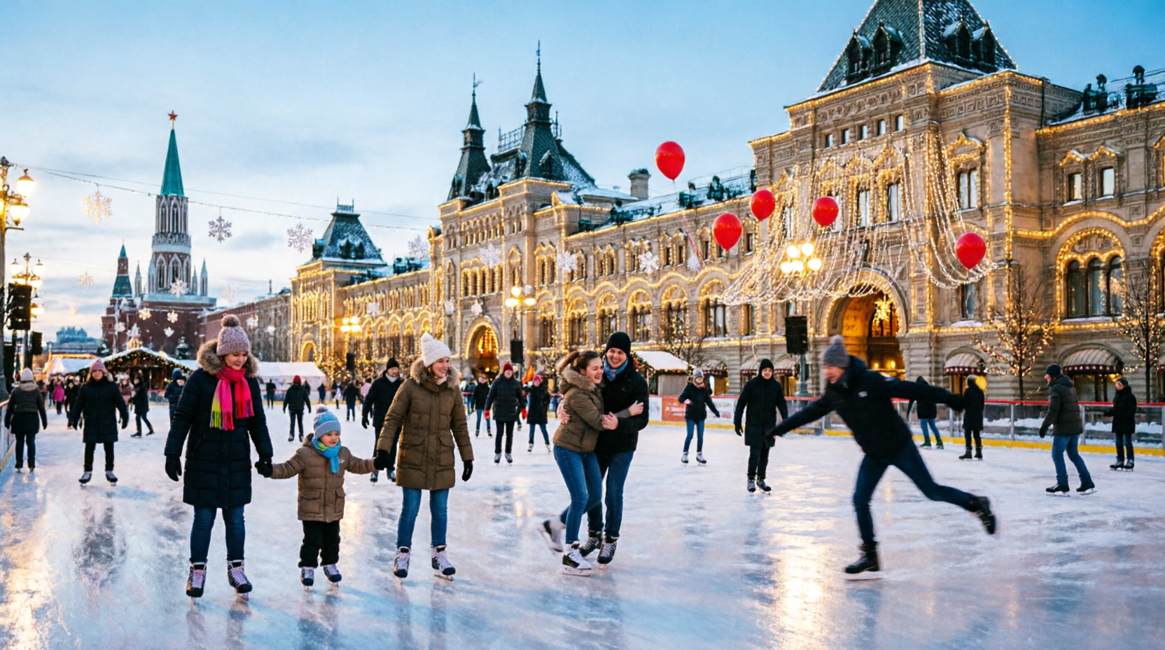 спорт на Новый год в Москве